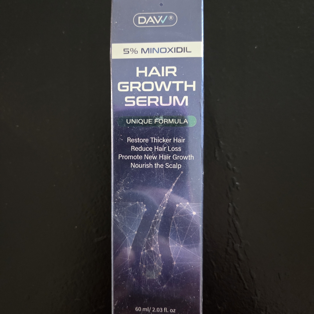 NIB mens Hair Growth Serum - Blue